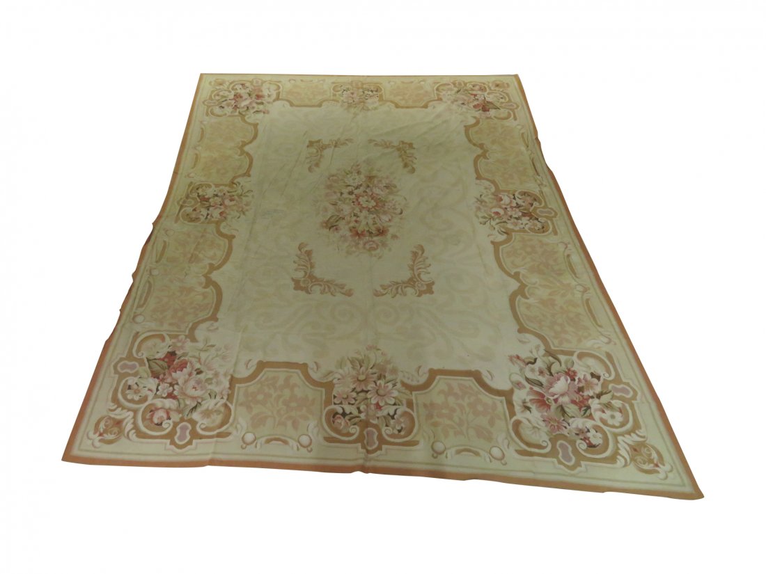 LARGE NEEDLEPOINT RUG (1 of 10)