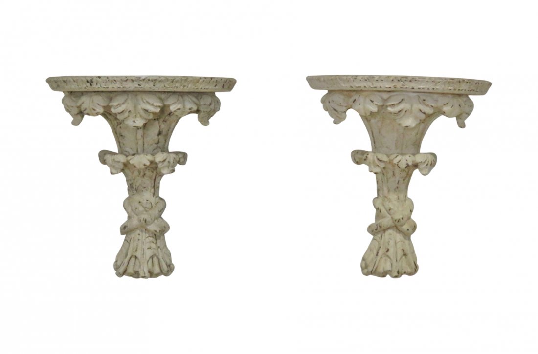Pair SERGE ROCHE STYLE WALL BRACKETS (1 of 7)