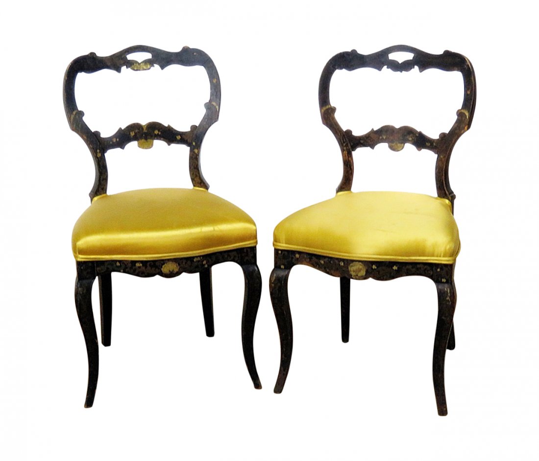 Pair LOUIS XV STYLE CHAIRS (1 of 11)