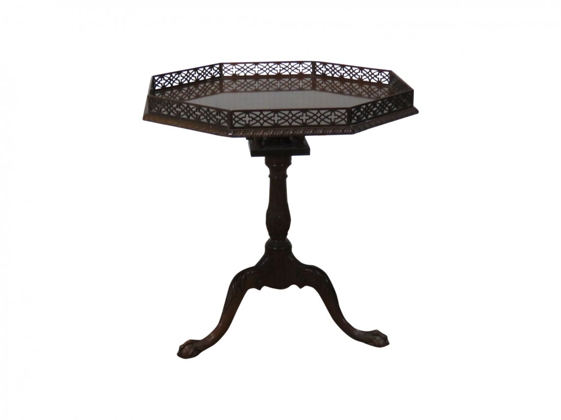 CARVED TILT TOP TABLE (1 of 7)