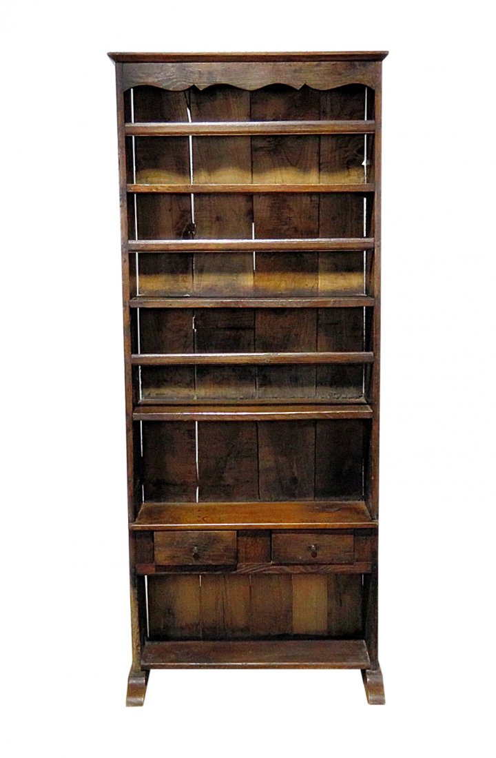 ANTIQUE 18th CENTURY CONTINENTAL BOOKSHELF (1 of 12)