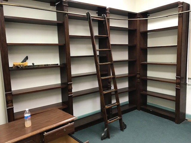 CUSTOM GEORGIAN STYLE BOOKCASE UNIT (1 of 3)