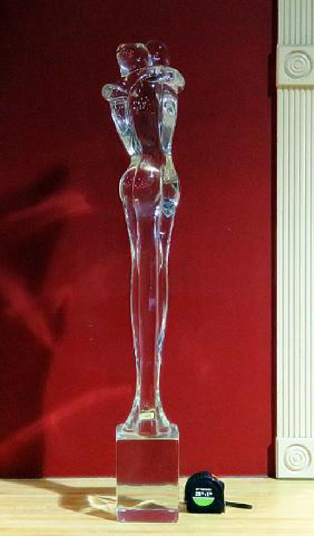 MURANO GLASS STATUE OF "THE EMBRACE" (1 of 5)