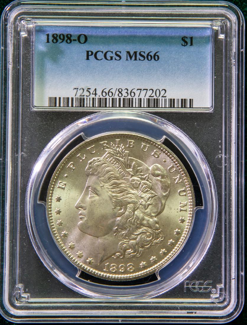 1898-O MORGAN SILVER DOLLAR $1: PCGS