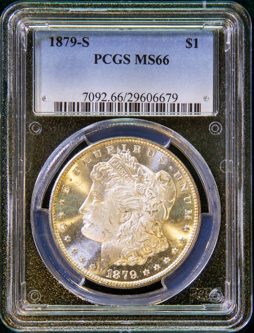 1879 - S MORGAN SILVER DOLLAR $1 (1 of 2)