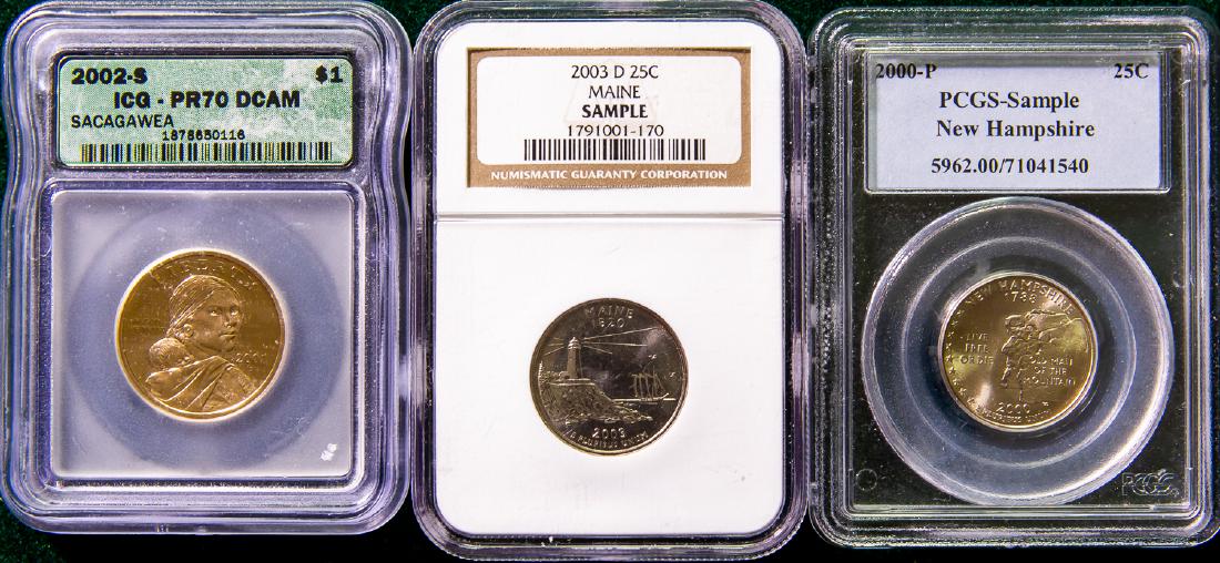 THREE MODERN COINS (1 of 2)