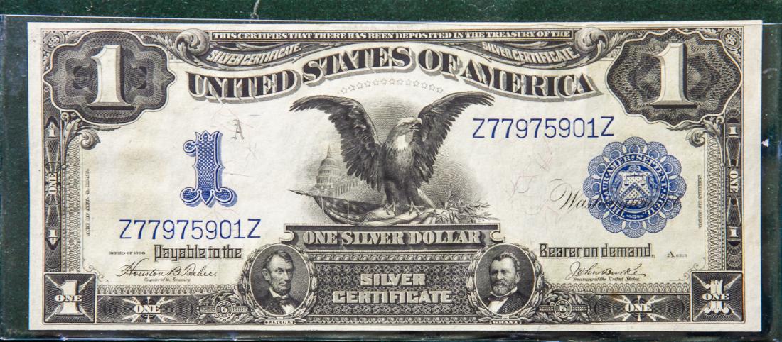 1890 ONE DOLLAR $1 SILVER CERTIFICATE (1 of 2)