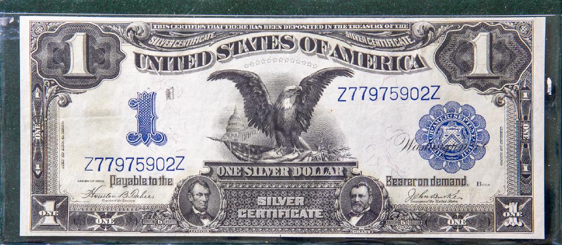 1890 ONE DOLLAR $1 SILVER CERTIFICATE (1 of 2)