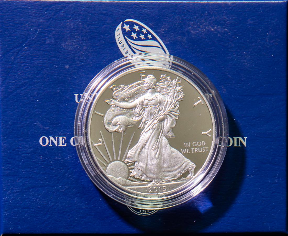 2015 AMERICAN EAGLE SILVER PROOF COIN (1 of 2)