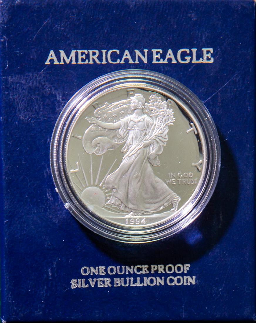 1994 SILVER AMERICAN EAGLE ONE DOLLAR $1 (1 of 2)
