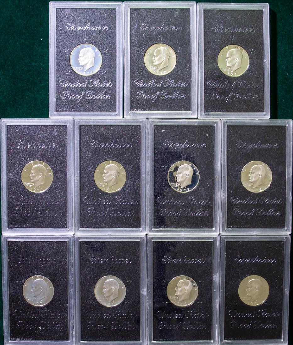 1971 EISENHOWER PROOF DOLLARS  $1 and 1912 EISENHOWER (1 of 2)