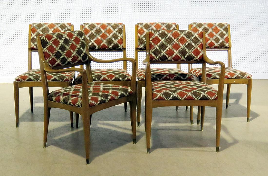SIX DANISH STYLE CHAIRS (1 of 7)