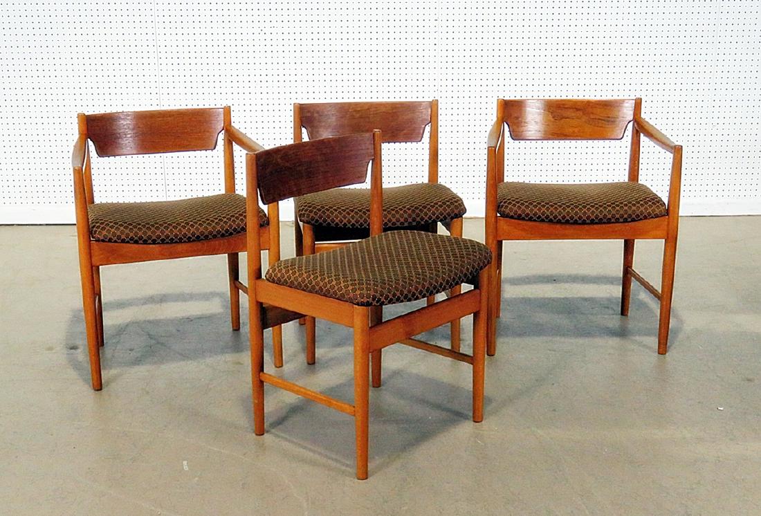 FOUR DANISH STYLE CHAIRS (1 of 7)