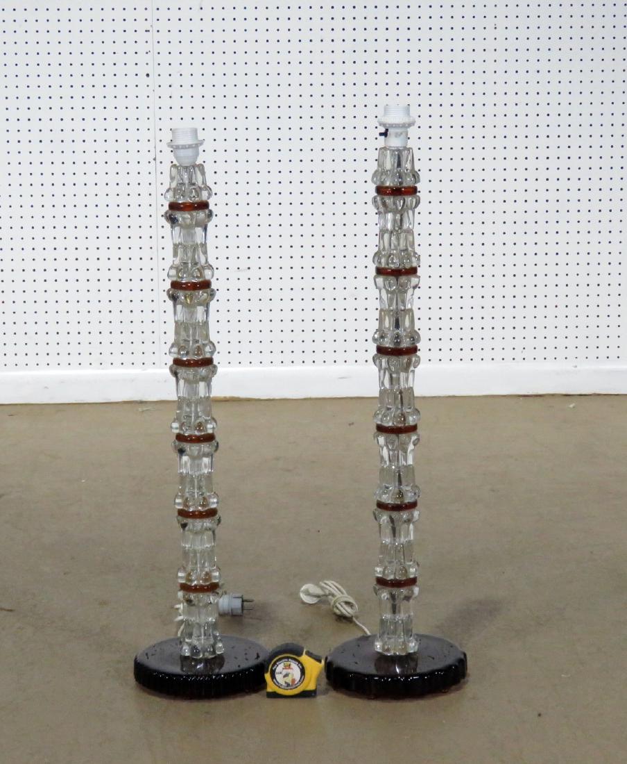 COMPANION PAIR ORREFORS LAMPS (1 of 5)