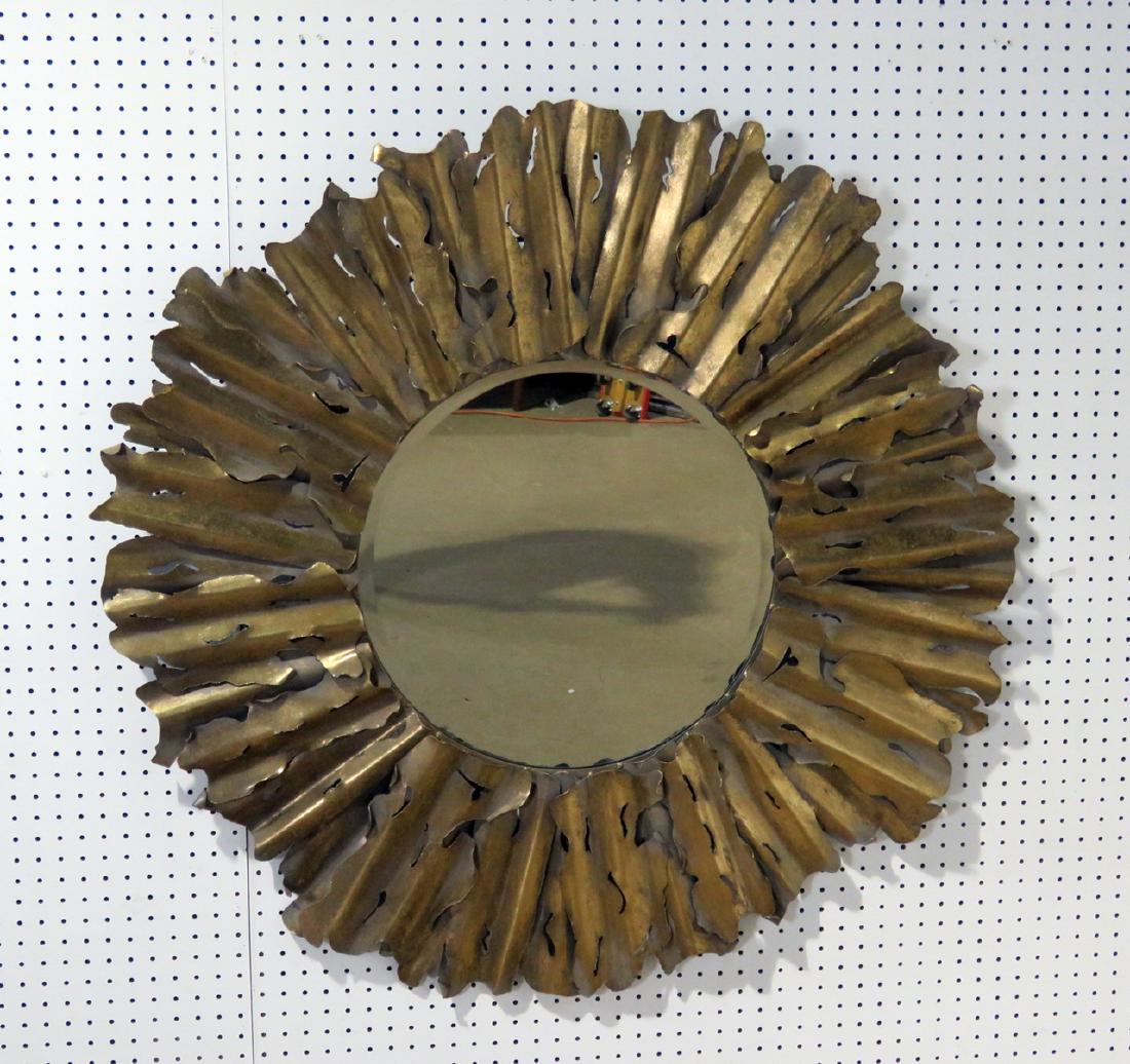 SUNBURST METAL FRAME MIRROR (1 of 6)