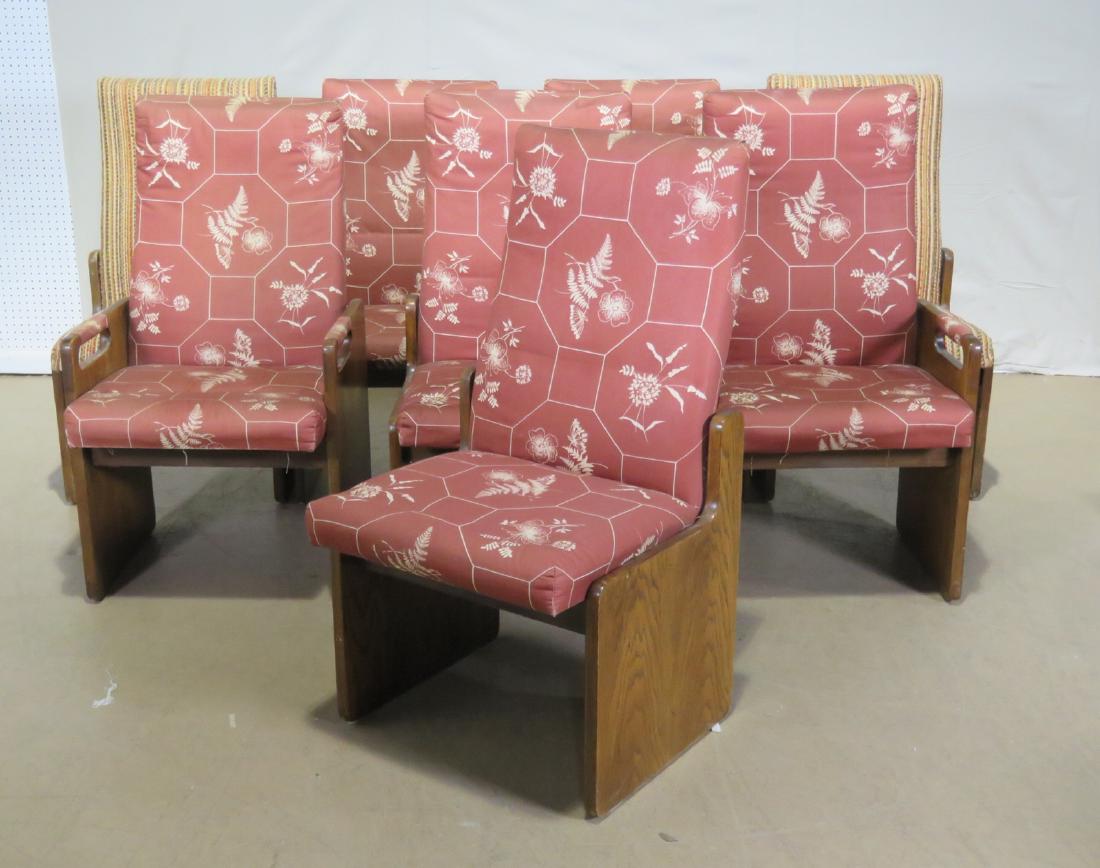 8 LANE BRUTALIST STYLE CHAIRS (1 of 6)