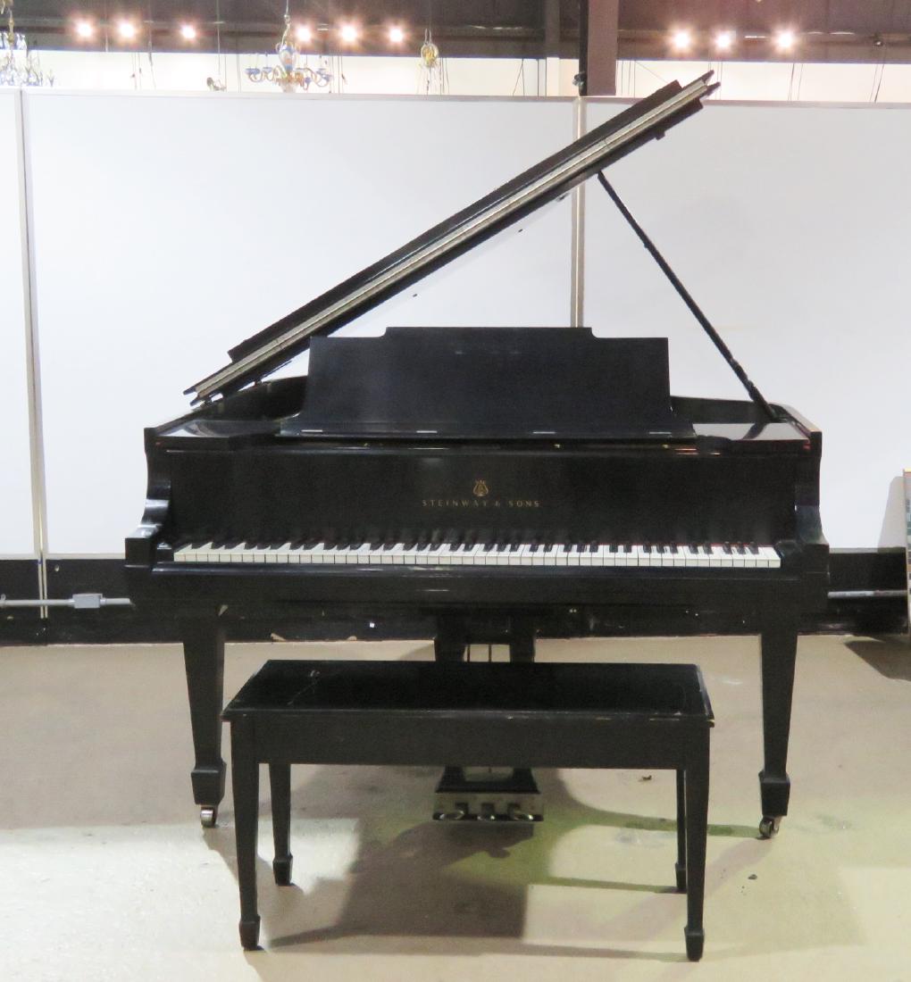 STEINWAY & SONS EBONIZED PIANO (1 of 12)