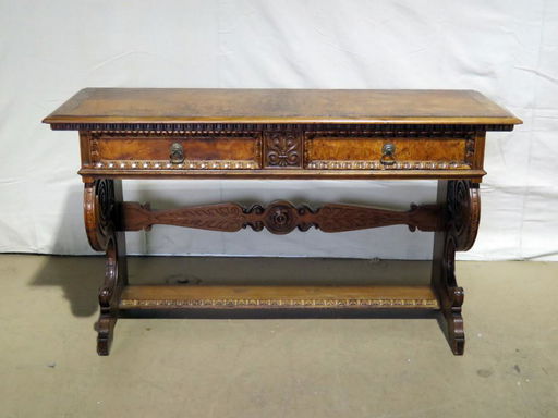 Antique Burl Wood Console Table May 09 2019 Ss Auction Inc In Nj - Burl Wood Console Table Vintage Antique Burl Wood Console Table May 09 2019 Ss Auction Inc In Nj - Burl Wood Console Table Vintage