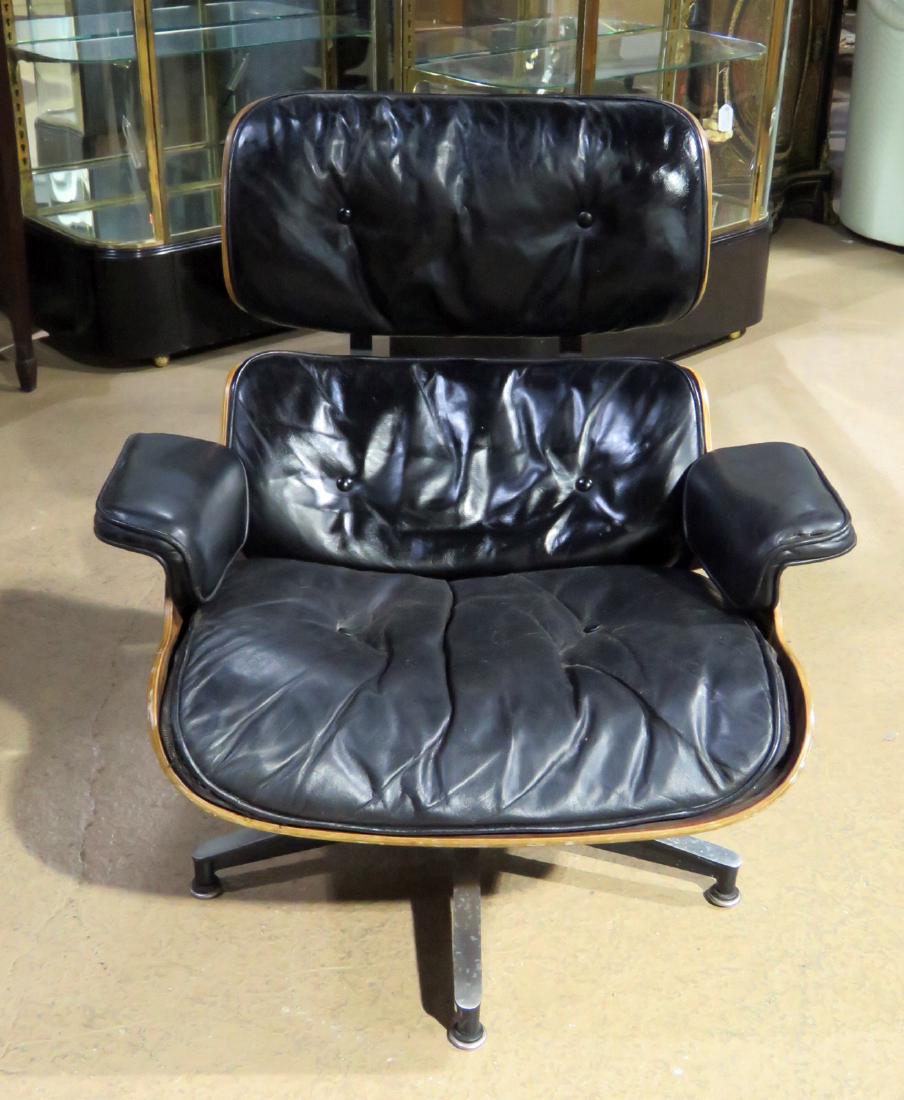EAMES FOR HERMAN MILLER LEATHER LOUNGE CHAIR (1 of 12)