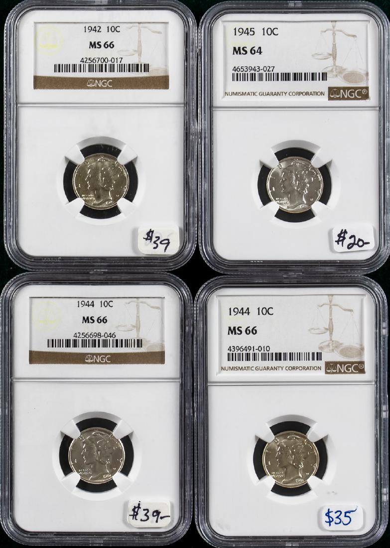 4 - 1942 - 1944 MERCURY DIMES (1 of 2)
