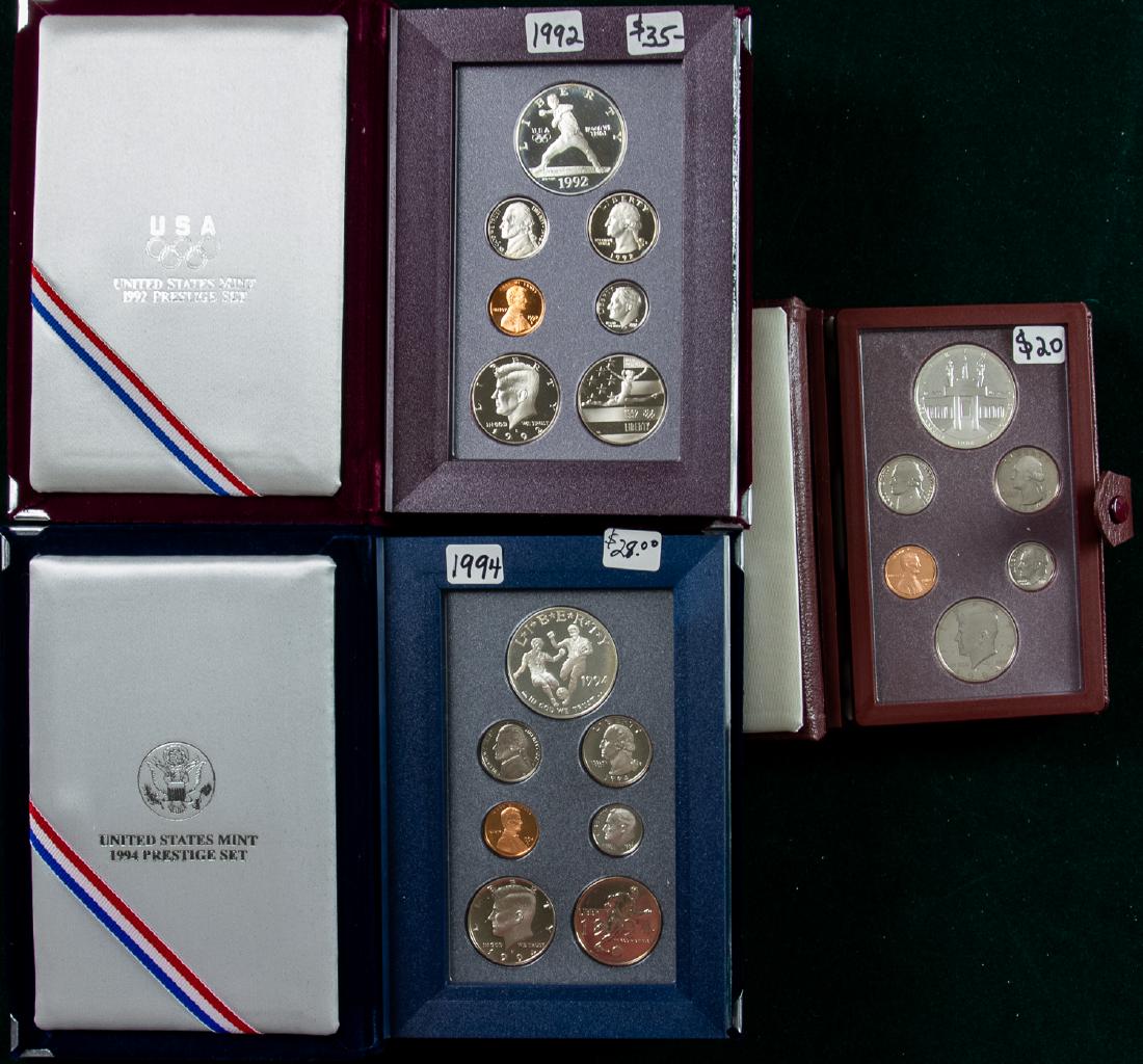 13 -  1984 - 1994 PRESTIGE SET PROOF COINS (1 of 2)