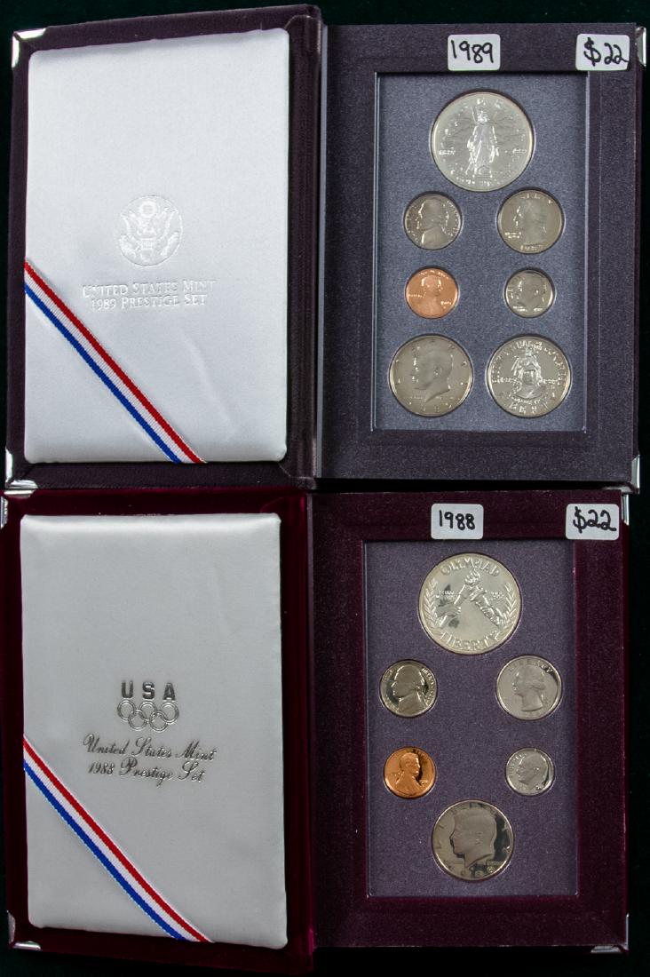 16 - 1988 - 1989 PRESTIGE COINS PROOF SETS (1 of 2)