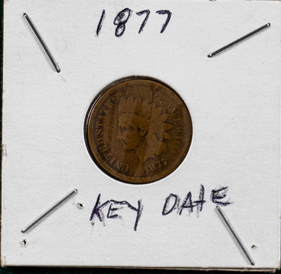 1877 INDIAN HEAD PENNY KEY DATE 1C (1 of 2)
