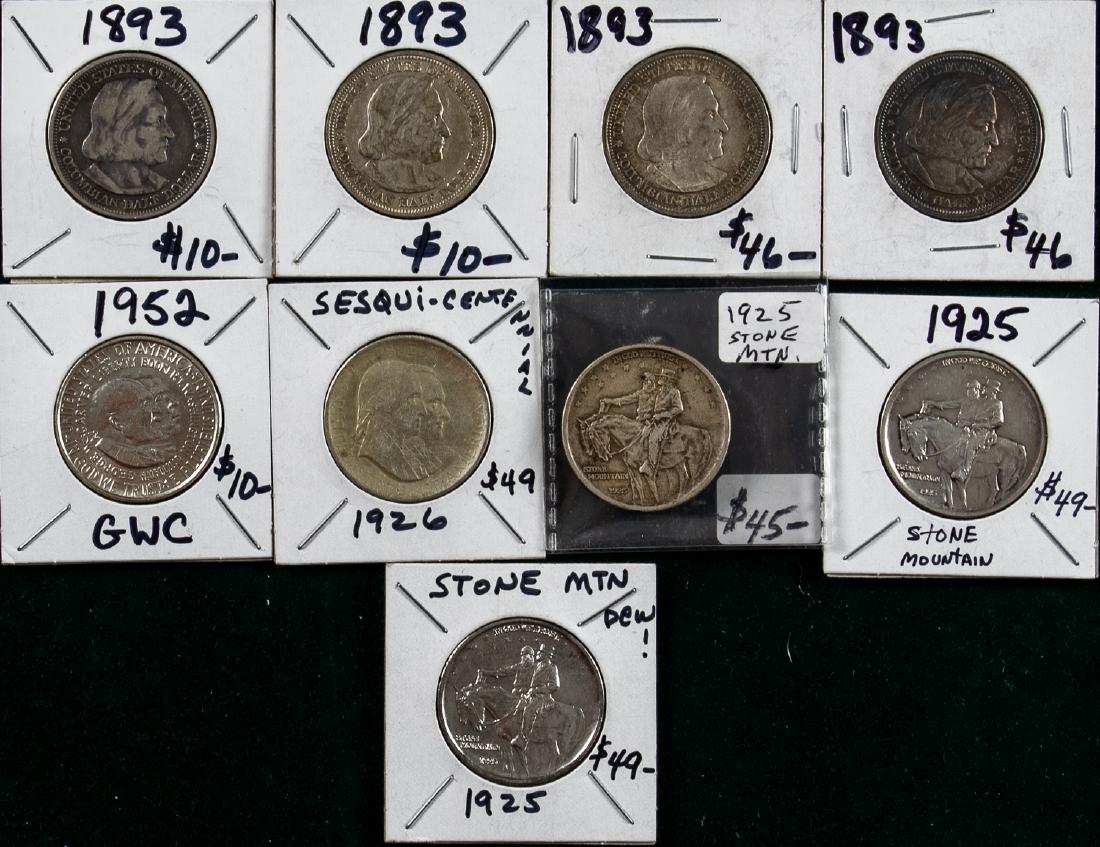 9 - 1893 - 1952 HALF DOLLARS 50C (1 of 2)