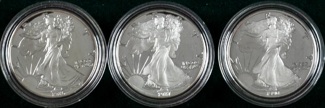 3 - 1986 - 1990 AMERICAN EAGLE SILVER PROOFS (1 of 2)