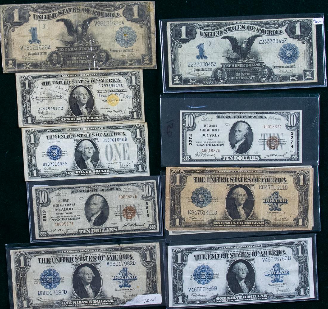 12 - 1899 - 1935 $1 & $10 SILVER CERTIFICATES & (1 of 2)