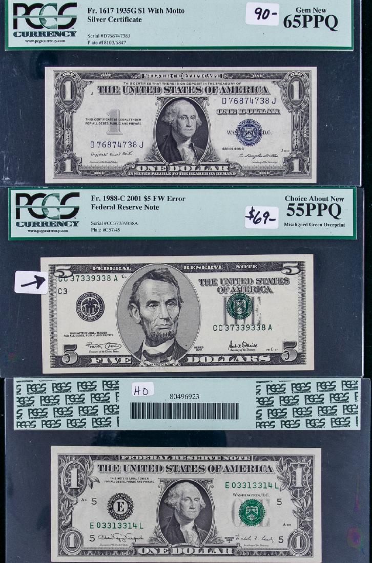 3 - 1935 - 2001 FEDERAL RESERVE NOTES & SILVER (1 of 2)