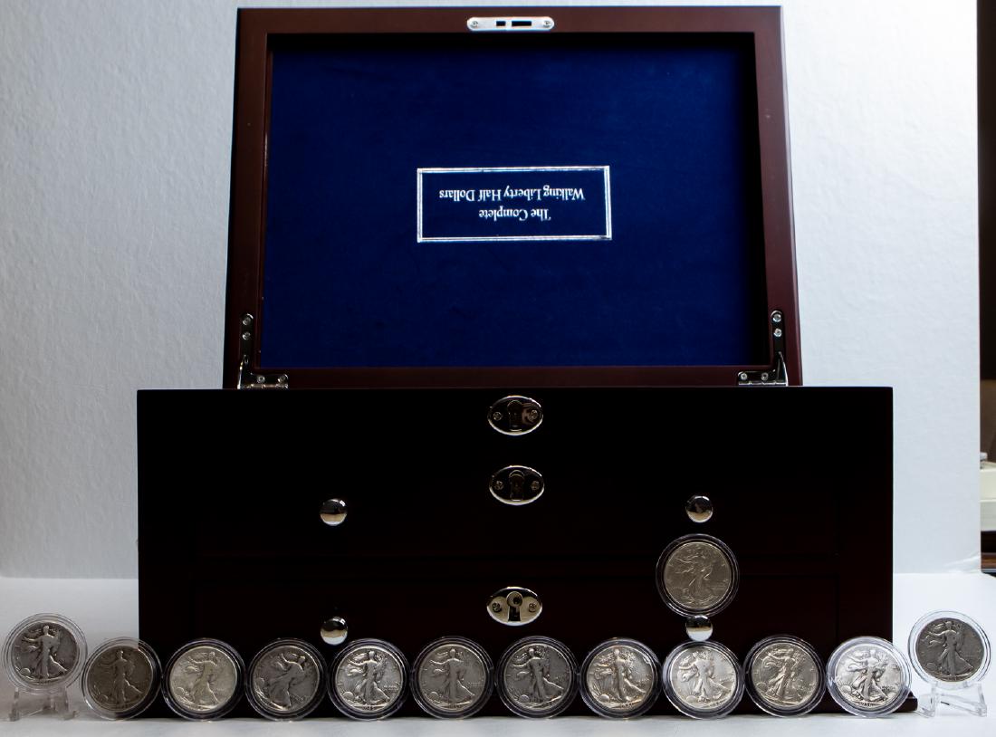 WALKING LIBERTIES HALF DOLLARS (1 of 2)