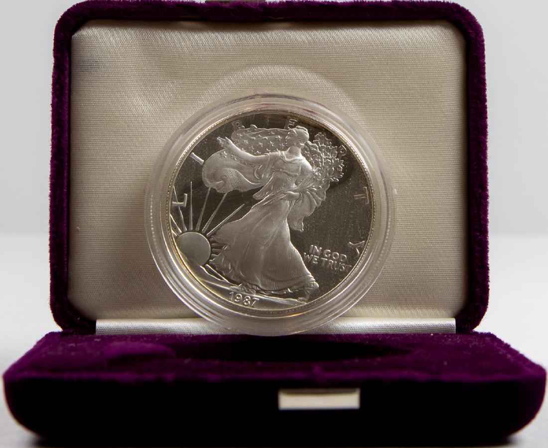 1987 SILVER EAGLE DOLLAR $1 (1 of 2)