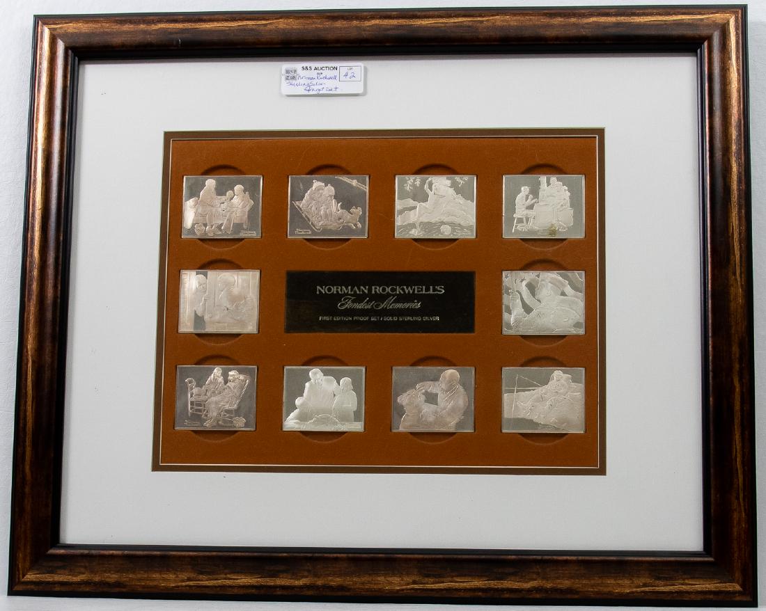 NORMAN ROCKWELL STERLING SILVER INGOT SET (1 of 1)