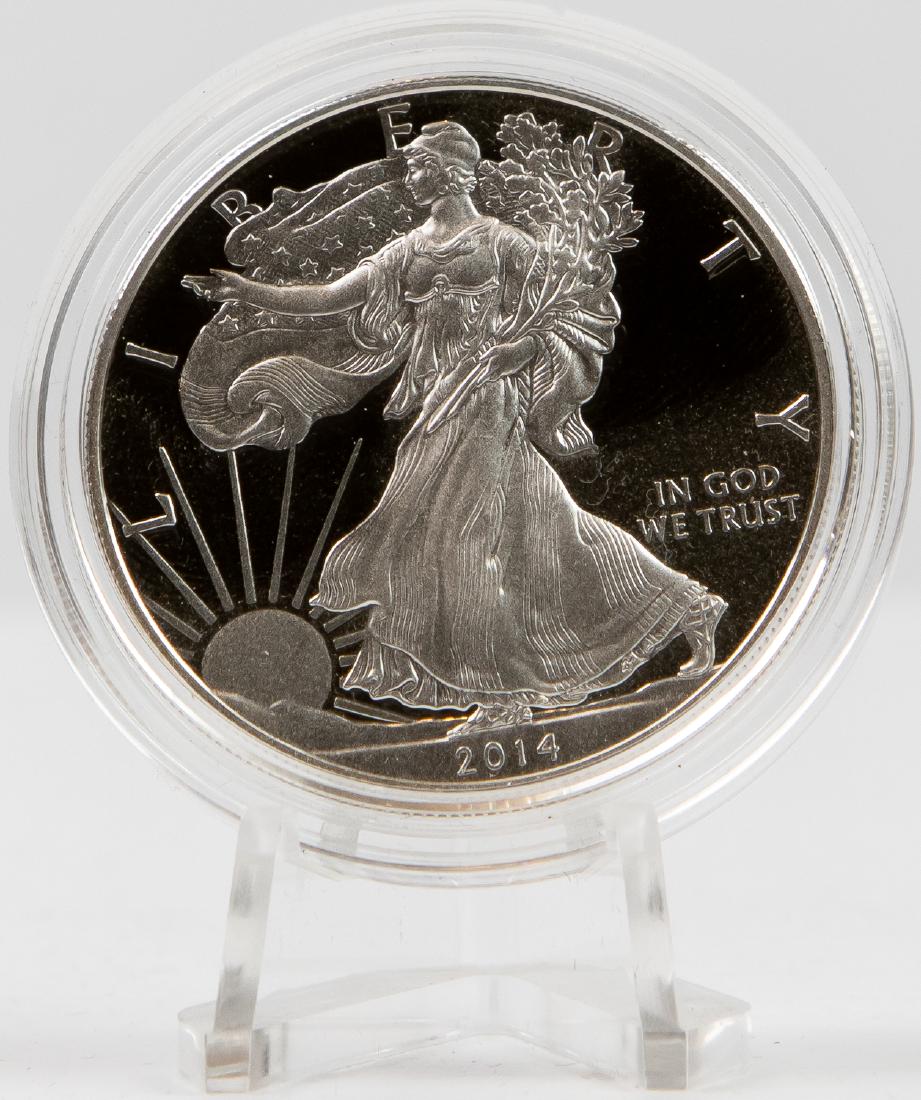 2014 W SILVER EAGLE DOLLAR $1 (1 of 2)