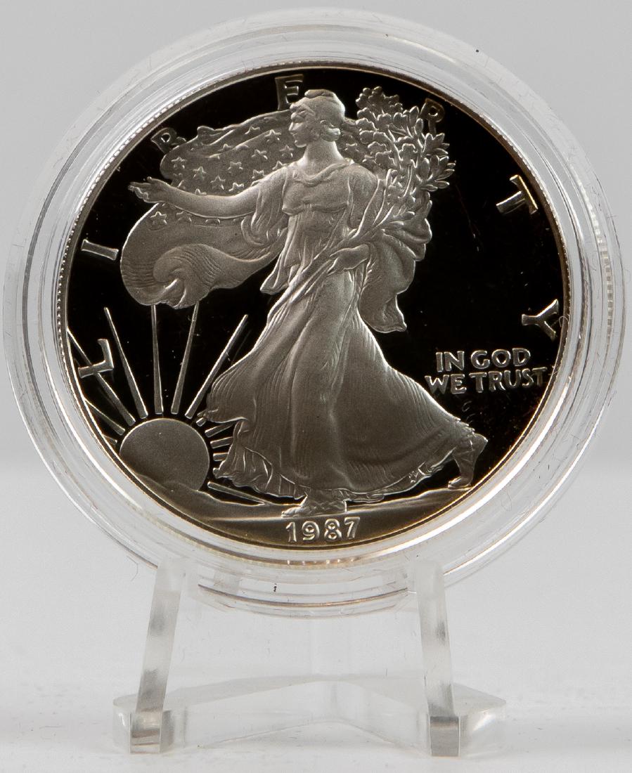 1987 SILVER EAGLE DOLLAR $1 (1 of 2)