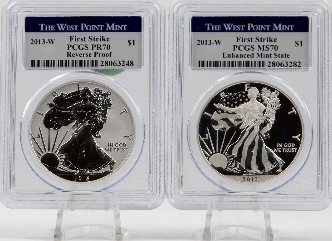 2- 2012 SILVER EAGLE DOLLARS $1 (1 of 2)