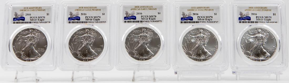 5 - 2016 SILVER EAGLE DOLLARS $1 (1 of 2)