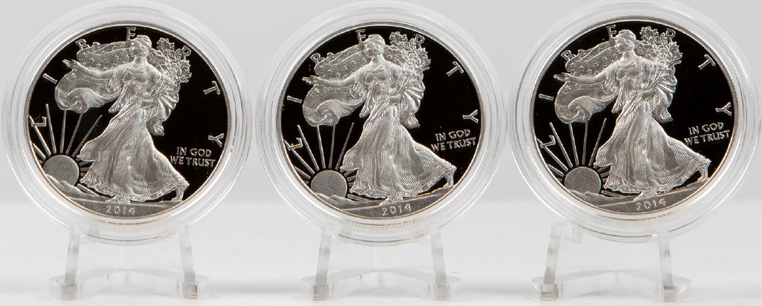 3 - 2014 SILVER EAGLE DOLLARS $1 (1 of 2)