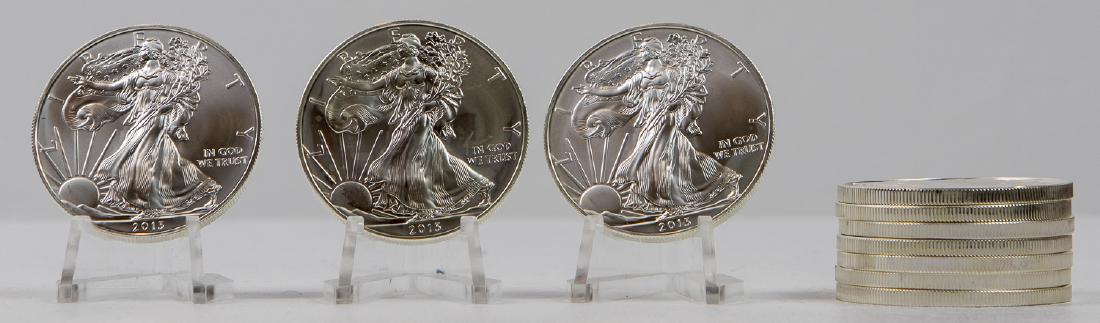 10 - 2013 SILVER EAGLE DOLLARS $1 (1 of 2)