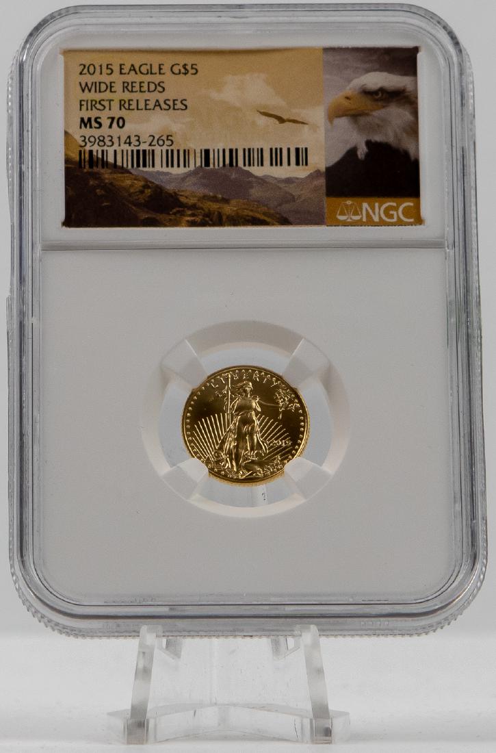 2015 - $5 FIVE DOLLAR GOLD EAGLE (1 of 2)