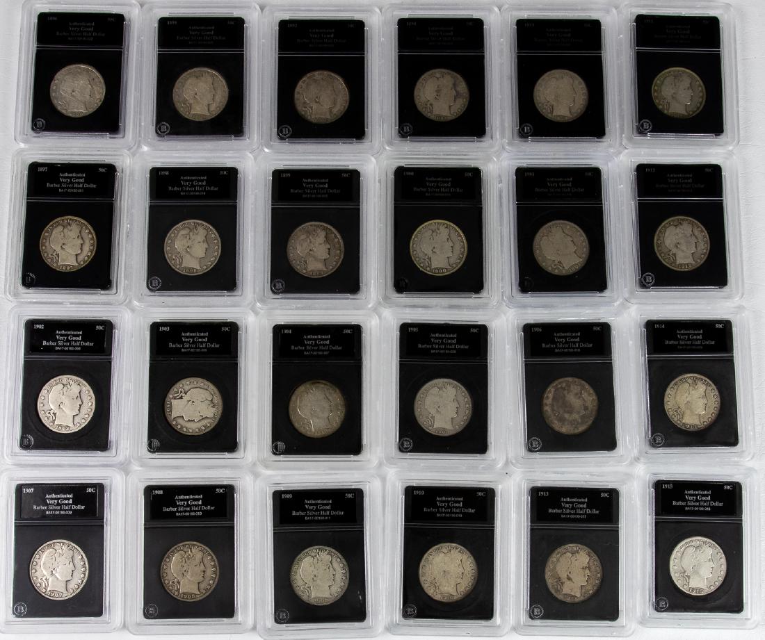 1892 - 1915THE COMPLETE BARBER SILVER HALF DOLLAR 50C (1 of 2)