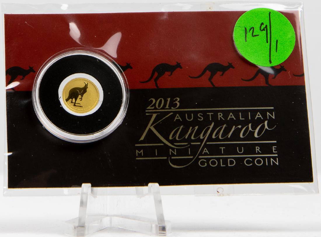 2013 AUSTRALIA $2 TWO DOLLAR GOLD MINI ROO (1 of 2)