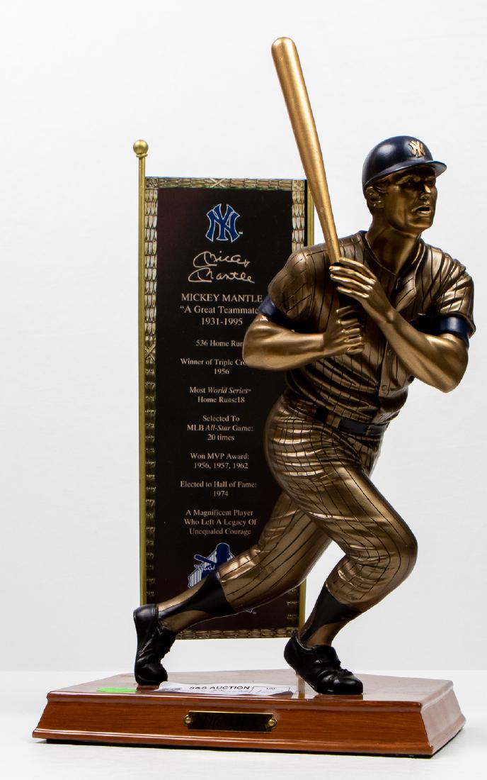 MICKEY MANTLE COLD CAST BRONZE TRIBUTE (1 of 2)