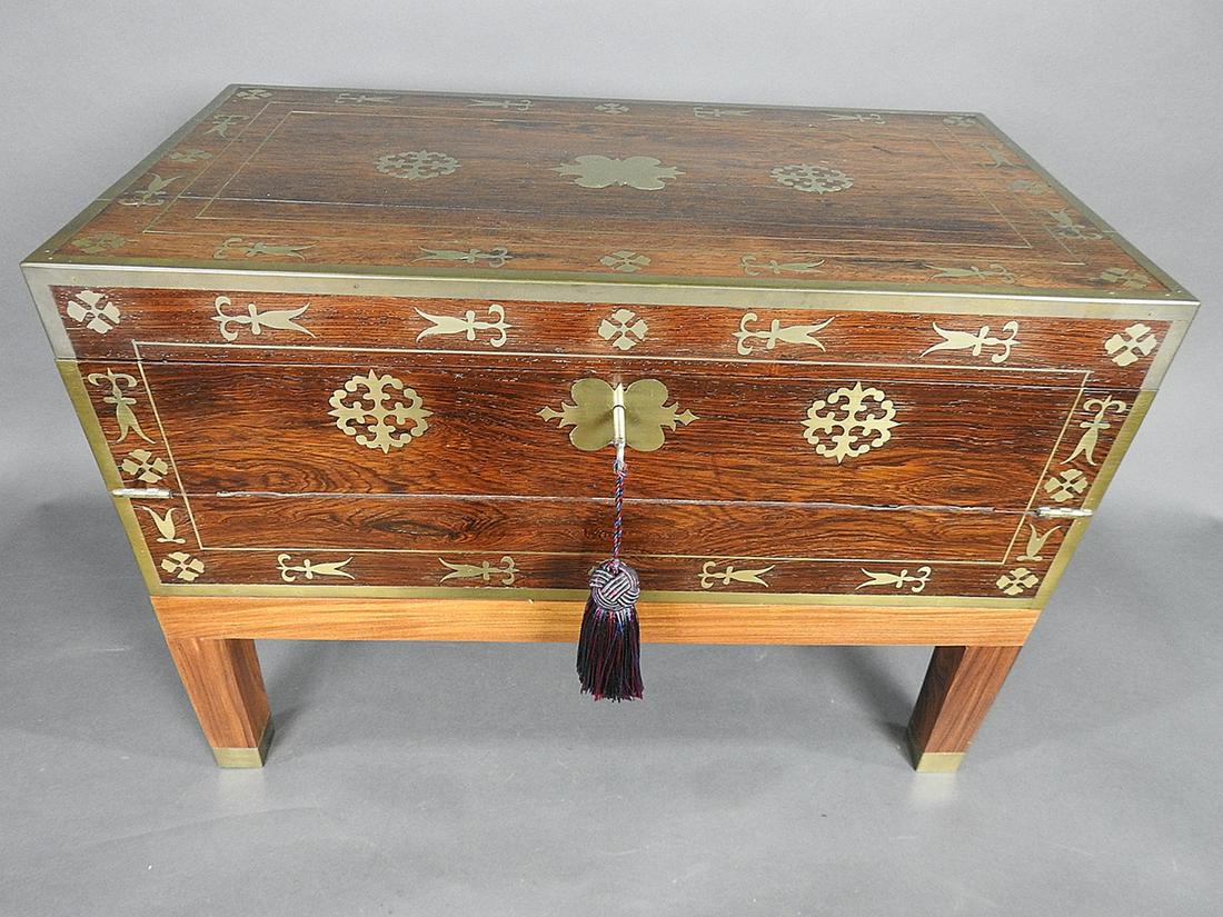 19th Century English Campaign Lap Desk Aug 22 2019 Ss Auction