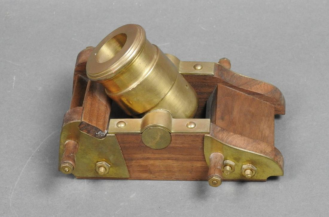 MINITURE BRASS SHIPS CANNON (1 of 4)