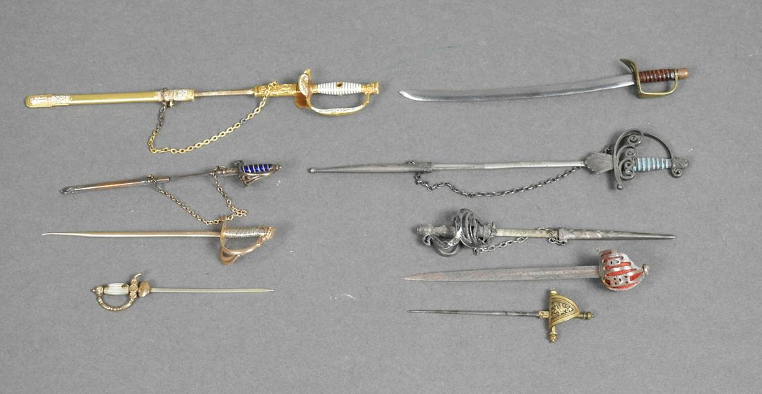 10 MINIATURE SWORDS (1 of 5)
