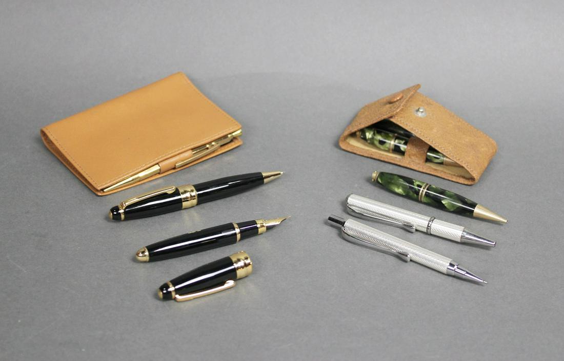 DECORATIVE PEN SET LOT W/14KT NIB (1 of 6)