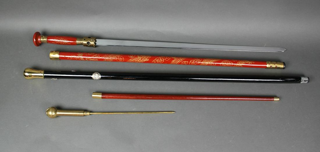 CONCEALED WEAPON WALKING STICKS (1 of 4)