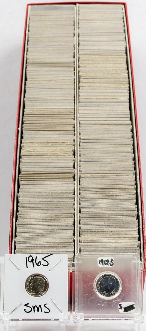 333 - 1965 - 1981 ROOSEVELT DIMES 10C (1 of 2)